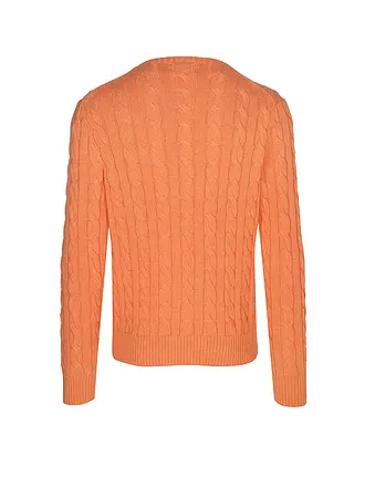 POLO RALPH LAUREN | Nom du produit: Pull
Marque: POLO RALPH LAUREN
Couleur: orange
Catégories: Mode, Homme

Longueur des manches: Manches longues
Encolure: Col rond
Matière: Tricot, Coton
Motif: Uni
Coupe (vêtements d'extérieur): Regular
Style: Casual
Détails: Logo, Mai | orange